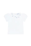 Nellapima Blue Heart Print Tee In White