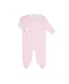 Nellapima Blue Heart Print Zipper Footie - Baby In Pink Gingham