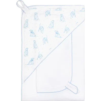 Nellapima Blue Puppy Love Print Towel