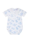 Nellapima Blue Toile Baby Bubble In White
