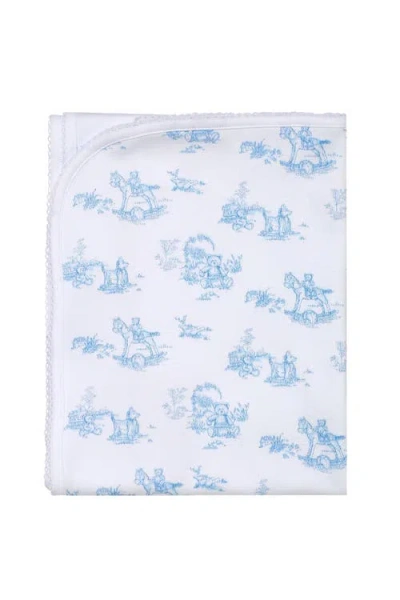 Nellapima Blue Toile Blanket