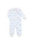 Nellapima Blue Toile Zipper Footie