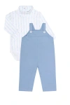 Nellapima Blue Twirl Overall Set