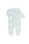 Nellapima Blue Vines Print Zipper Footie