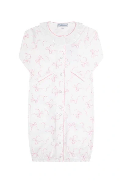 Nellapima Babies'  Charming Bows Print Converter Gown In Pink