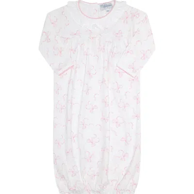 Nellapima Babies'  Charming Bows Print Gown In Pink