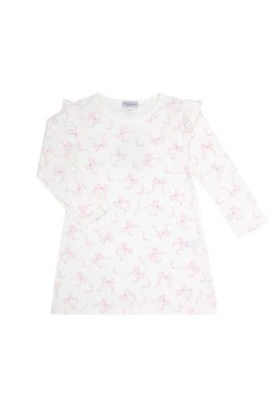 Nellapima Babies'  Charming Bows Print Playtime Dress In Pink