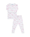 Nellapima Girls' Pink Toile Pajamas - Little Kid In Pink