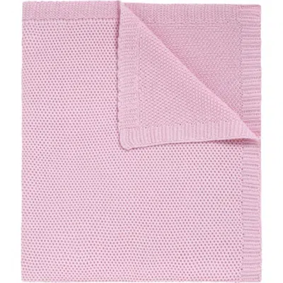Nellapima Honeycomb Knit Blanket In Pink