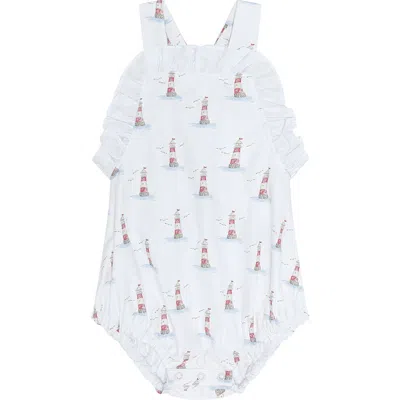 Nellapima Babies'  Lighthouse Woven Summer Bubble In White