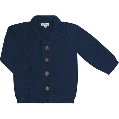 Nellapima Babies'  London Knit Cardigan In Blue