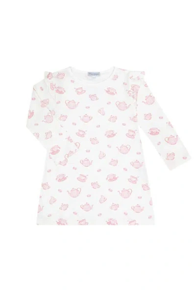 Nellapima Babies'  Petite Tea Time Print Playtime Dress In Pink
