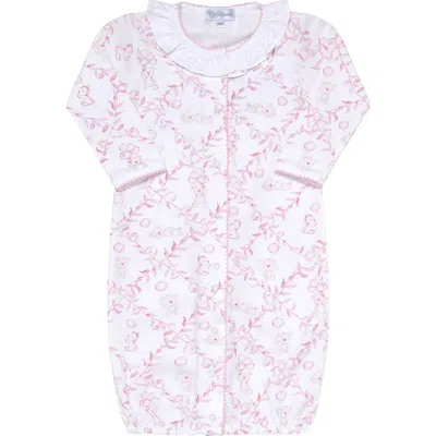 Nellapima Pink Bears Trellace Baby Converter Gown