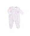 Nellapima Pink Bears Trellace Smocked Footie - Baby In Pink