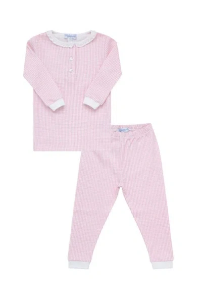 Nellapima Pink Gingham Baby Pajamas