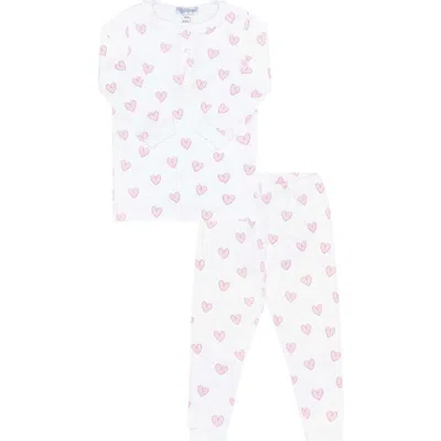 Nellapima Babies'  Pink Heart Print Pajama