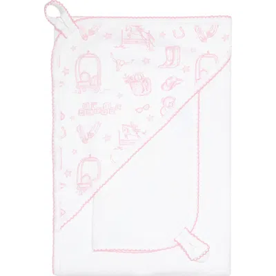 Nellapima Pink Lone Star Toile Towel