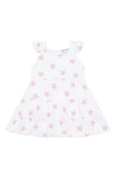 Nellapima Babies'  Pink Stars Print Ruffle Dress