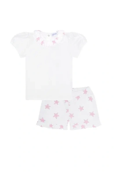 Nellapima Babies'  Pink Stars Short Set In Multi