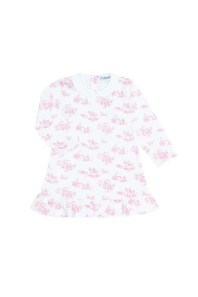 Nellapima Kids'  Pink Toile Ls Playtime In White