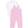 Nellapima Pink Twirl Overall Set