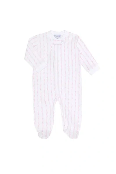 Nellapima Babies'  Pink Twirls Zipper Footie