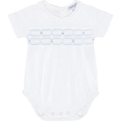 Nellapima Babies'  Signature Smocked Boys Bubble In White