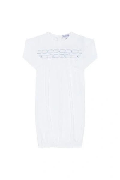 Nellapima Babies'  Signature Smocked Boys Gown In White
