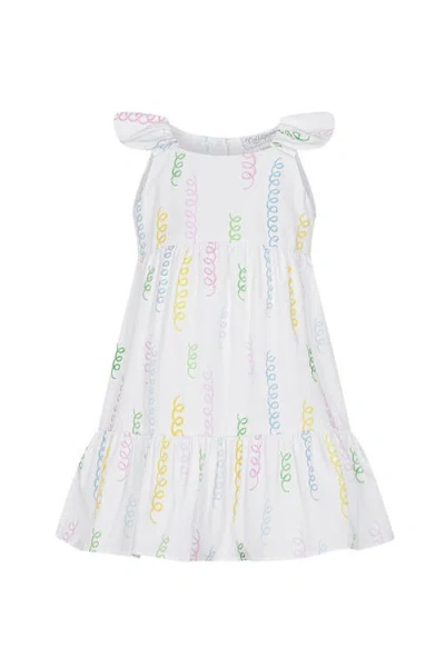 Nellapima Babies'  Spirals Woven Summer Dress In Multi