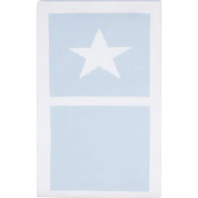 Nellapima Star Knit Blanket In Blue
