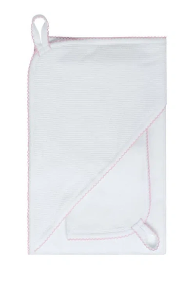 Nellapima White Bubble Hooded Baby Towel