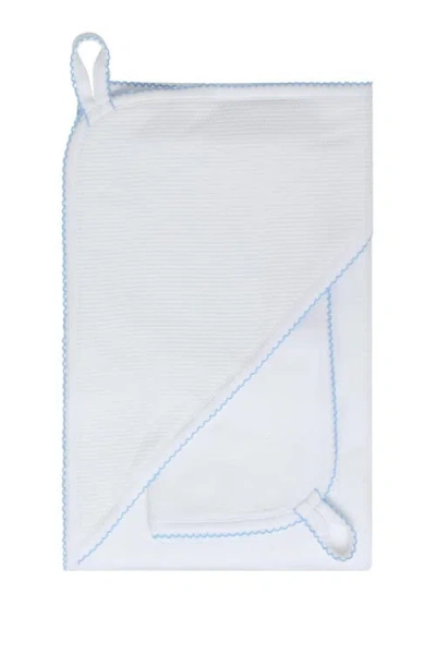 Nellapima White Bubble Hooded Baby Towel