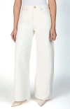 Nelle Atelier The Laura Petite Wide Leg Jean In Pearl