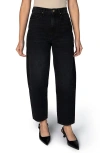 Nelle Atelier The Lily Petite Barrel Leg Jean In Kohl