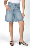 Nelle Atelier The Sara Petite Denim Short In Blue
