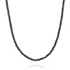 Nellou Jewellery Women's Blue Sapphire Mini Bead Necklace