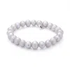 Nellou Jewellery Women's Ellen Pearl Bead Bracelet - Silver