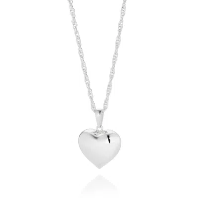 Nellou Jewellery Women's Juliet Heart Necklace Sterling Silver