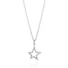 Nellou Jewellery Women's Northern Star Necklace Sterling Silver