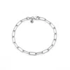 Nellou Jewellery Women's Paperclip Bracelet Sterling Silver