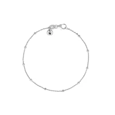 Nellou Jewellery Women's Satellite Bracelet Sterling Silver