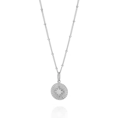 Nellou Jewellery Women's Shining Star Necklace Sterling Silver