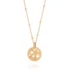 Nellou Jewellery Women's Starry Skies Necklace Gold Plated Sterling Silver
