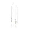 Nellou Jewellery Women's White / Silver Fall Birthstone Earrings June Moonstone Sterling Silver In Multi