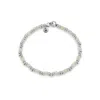 Nellou Jewellery Women's White / Silver Gem Bracelet June Birthstone Moonstone Sterling Silver In Multi
