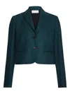 Nells Nelson Collete Single-breasted Blazer In Green