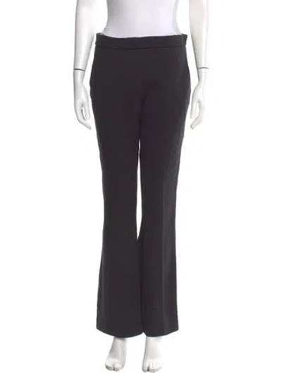 Pre-owned Nells Nelson Virgin Wool Wide Leg Pants In Gray