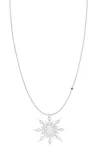 Nelly Rojas 18k White Gold Mini Eternity Diamond Necklace