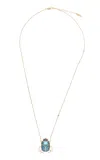Nelly Rojas 18k Yellow Gold Delirio Beetle Topaz Necklace