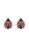 Nelly Rojas 18k Yellow Gold Gran Mariquita Earrings